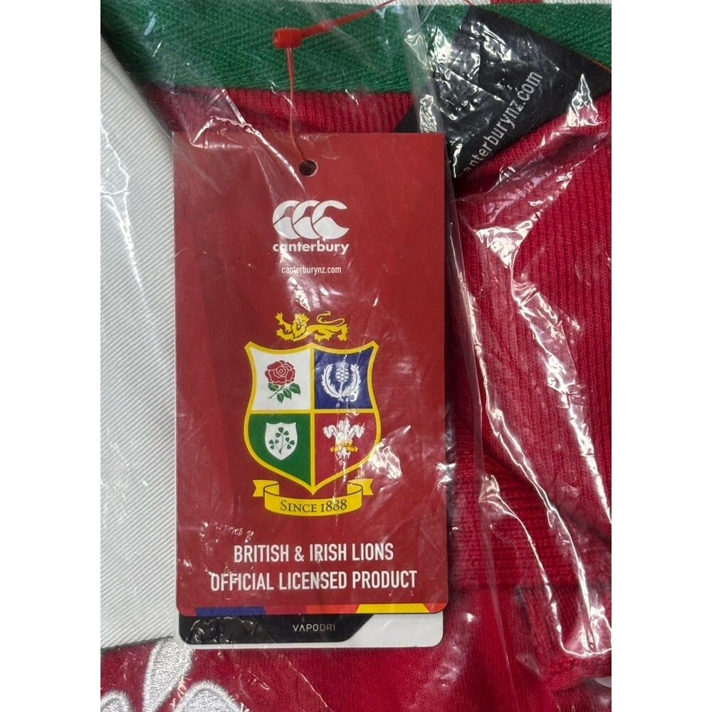 Canterbury Red Classic Jersey Red Size S Short Sleeve British and Irish Lions - Picture 7 of 7